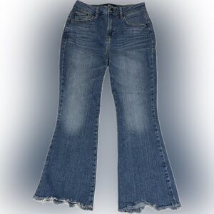 BODEN Cropped High Rise Flare Jeans Size 6